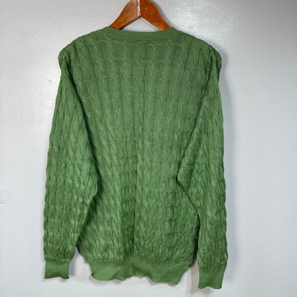 Alpaca 111 Men’s Sweater sz L Mercerized Cotton # D525 - Picture 4 of 7